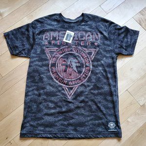 American Fighter Herzing TMT Reflective T-Shirt Men's T-Shirts in Black